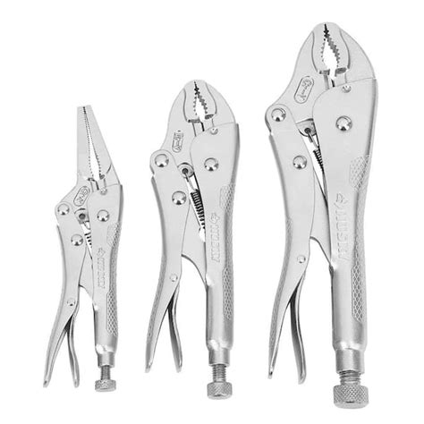 Husky Locking Pliers Set (3-Piece) 99454 - The Home Depot