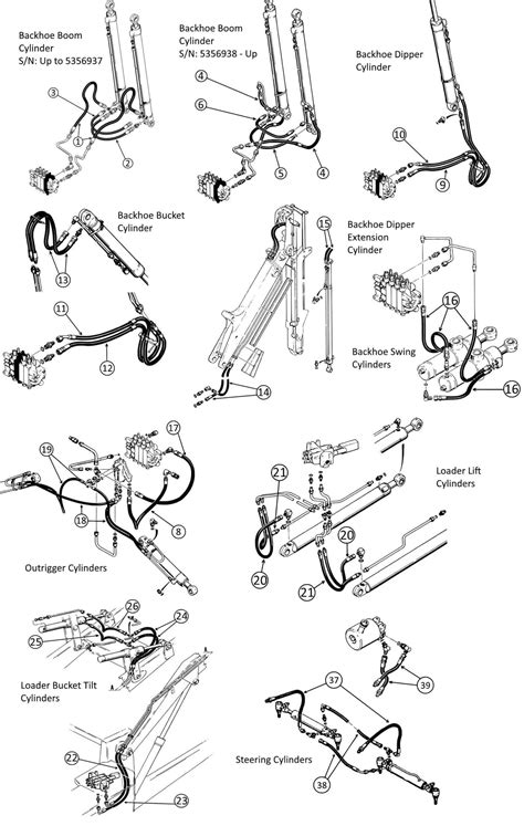 Case 580C Backhoe Hydraulic Hoses | HW Part Store