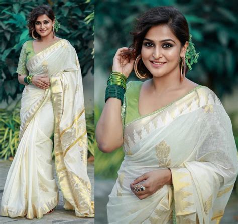 Ramya Nambessan's Onam Look! – South India Fashion