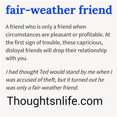 Quotes About Fair Weather Friends. QuotesGram