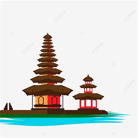 Gambar Pura Bali Indonesia Vektor Gratis Dan Png Siluet, Pura, Bali ...