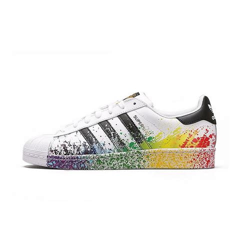 adidas Superstar Rainbow Shoes - OFour