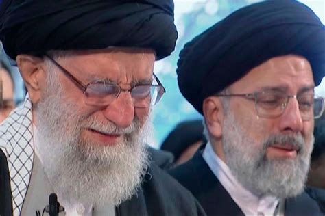 Iran's Supreme Leader Ali Khamenei weeps over coffin during Qasem Soleimani's funeral | London ...