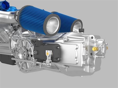 Twin Turbo V12 Engine 3D model | CGTrader