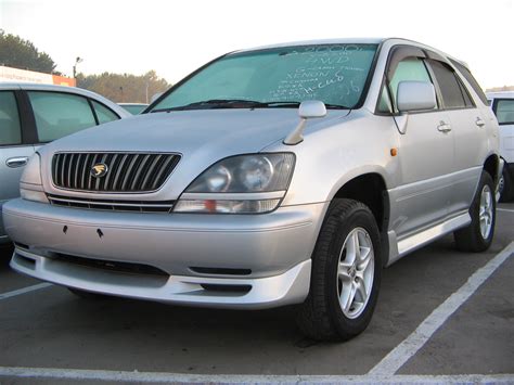 2000 Toyota Harrier specs, Engine size 2.2, Fuel type Gasoline, Drive wheels 4WD, Transmission ...