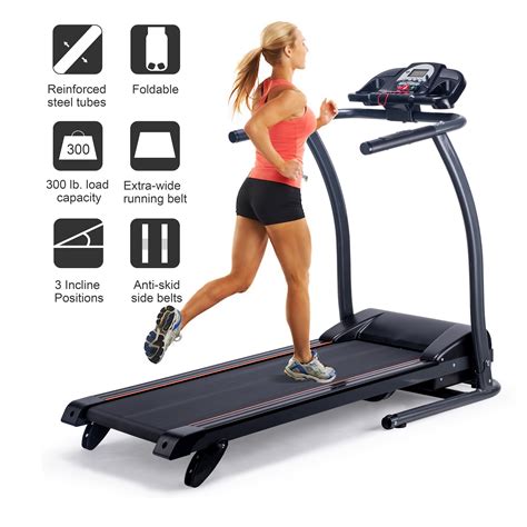 Pinty Motorized Treadmill Fitness Health Running Machine Equipment for ...