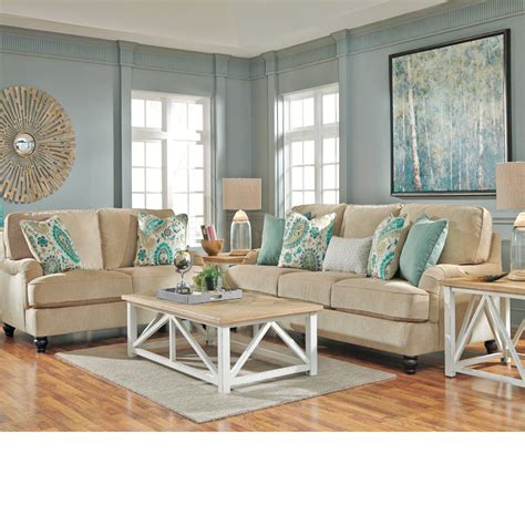 Coastal Living Room Ideas: Lochian Sofa by Ashley Furniture at Kensington Furniture. I love this ...