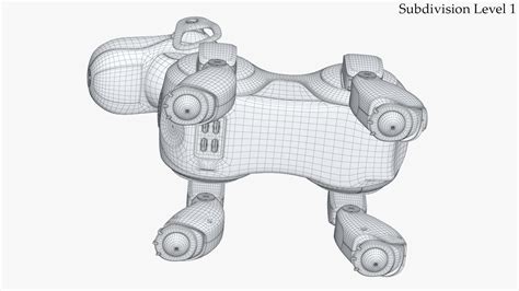 3D Model Aibo Robot Dog Black - TurboSquid 1505381