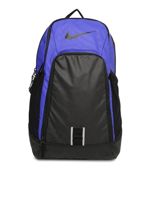 Buy Nike Unisex Blue & Black Alpha Rev Colourblocked Backpack ...