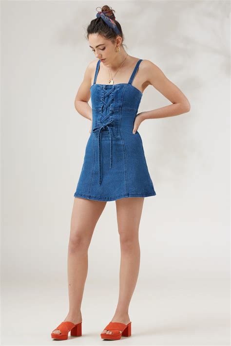 INVERSE DENIM DRESS blue | FINDERS KEEPERS | BNKR | Fashion, 90s ...