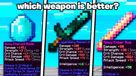 What Is The Best Sword In Hypixel Skyblock : Minecraft Hypixel Skyblock: Part 13 new sword and ...