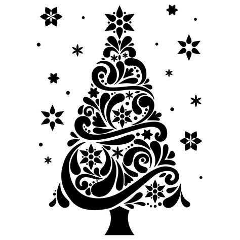 Laser Engraving Decor Christmas Tree Free CDR File | Vectors File