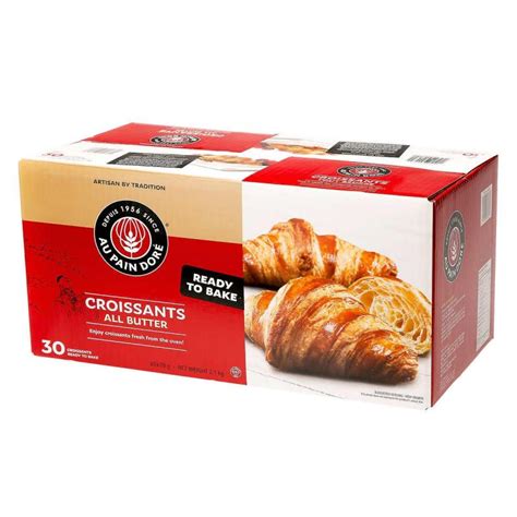 AU pain DORE Croissants Tous de Beurre, 30 x 70 g - Deliver-Grocery Online (DG), 9354-2793 ...