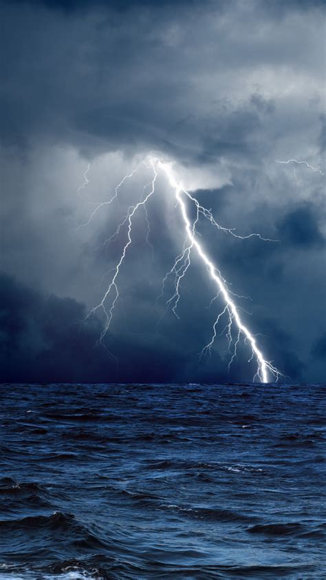 🔥 Free Download Wallpaper Sea 5k 4k 8k Ocean Storm Lightning by ...