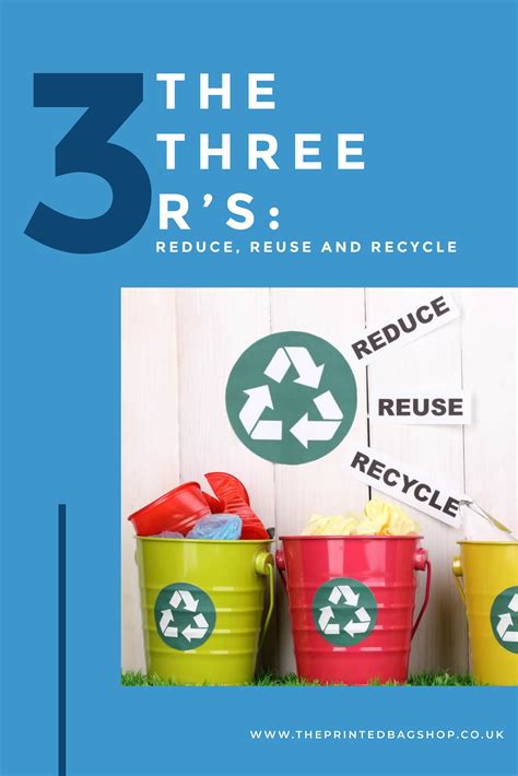 The Three R's: Reduce, Reuse. Recycle | Environment Blog ...