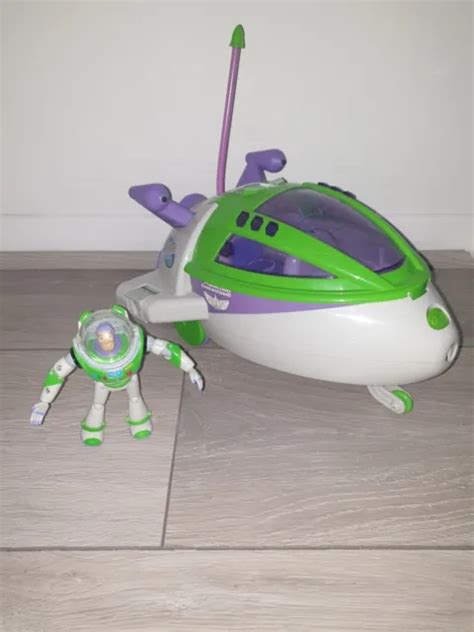 TOY STORY BUZZ Lightyear RC Remote Control SpaceShip Disney Pixar *No ...