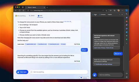 Microsoft Edge Porta Il Chatbot Ai Nella Barra Laterale Di Bing Per ...
