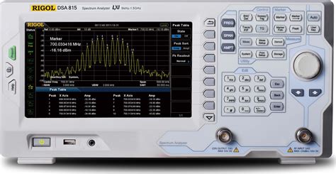 Rigol DSA815-TG-B Spectrum Analyzers - Bandwidth Range Max: 1.5 Ghz, Bandwith Range Min: 9 kHz ...