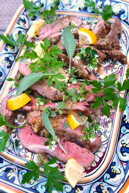 Scrumpdillyicious: Grilled Butterflied Leg of Lamb with Herb Marinade