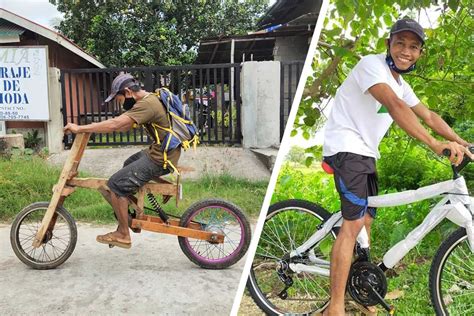 The guy with a wooden bike who went viral reaches his dream – First Bike Ride