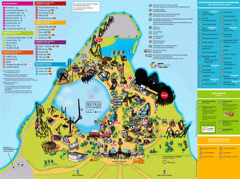 La Ronde Map and Brochure (2024 - 2015) | ThemeParkBrochures.net