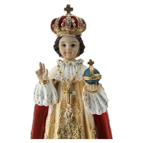 Infant Jesus of Prague statue in resin 20 cm | online sales on HOLYART.com