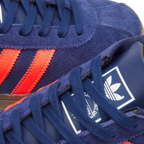 Adidas Munchen Dark Blue & Solar Red | END. (IT)