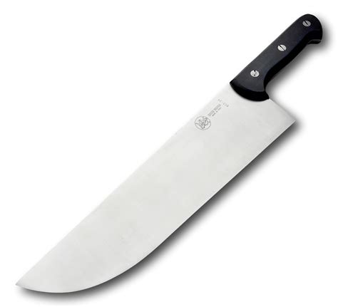 Heavy Butcher Knife 49 cm long and 760 gr weight - DUE BUOI Knives