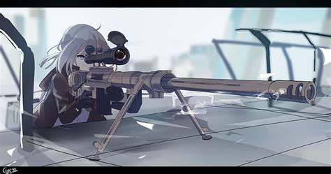 HD wallpaper: M200(Girls Frontline), CheyTac Intervention, anime girls ...