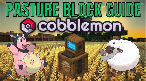 How To Use Pasture Blocks In Cobblemon 1.4 ULTIMATE PASTURE BLOCK GUIDE ...