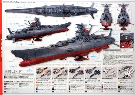 Space Battleship Yamato 2199 (1/500) (Plastic model) Color1 | Space battleship, Battleship, Yamato