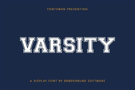 Varsity Font Free Download | FontSwan