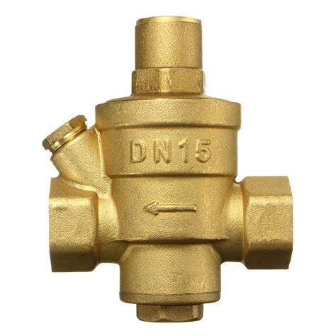 Adjustable DN15 Bspp Brass Water Pressure Reducing Valve with Gauge Flow | Alexnld.com