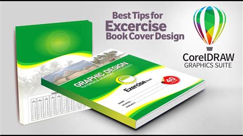 How to Design Advance Exercise Book Cover / Best Corel Draw Tips with Omades / Book Cover - YouTube