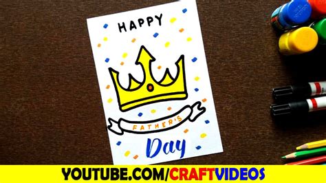 Father's Day Card Easy Drawing - happyfatherlife