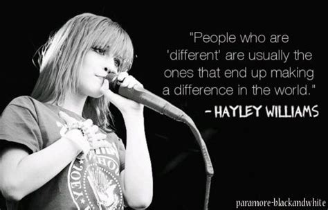 Ah this is the best quote I've heard in a while | Paramore quotes, Hayley williams quotes, Love ...