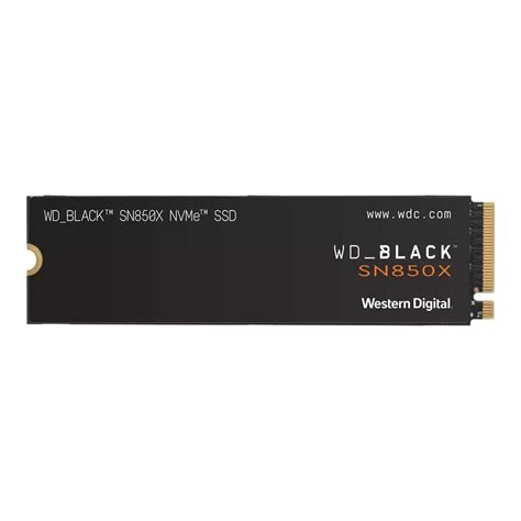 1 TB SSD (เอสเอสดี) WD BLACK SN850X WITHOUT HEATSINK - PCIe 4x4/NVMe M.2 2280 (WDS100T2X0E)