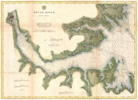 File:1874 U.S. Coast Survey Map of the Neuse River, North Carolina - Geographicus ...