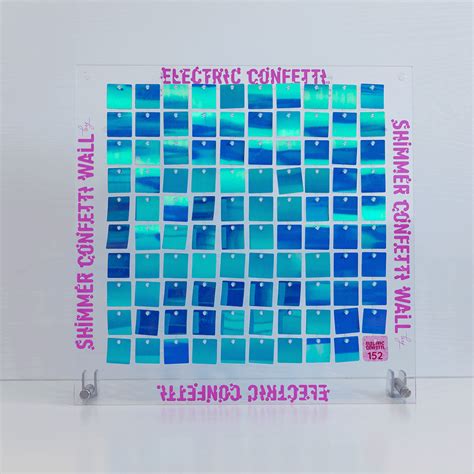 Blue Shimmer Wall Colour Range - Electric Confetti Knowledge Base