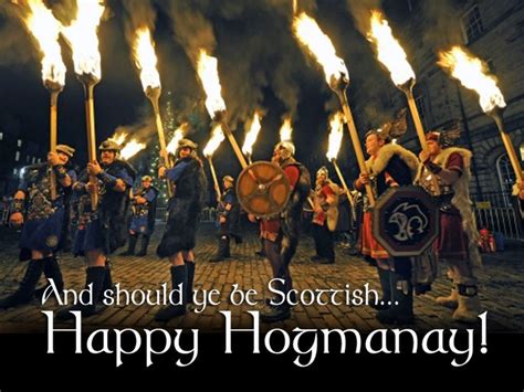 In Scotland, the last day of the year is known as Hogmanay, They have ...