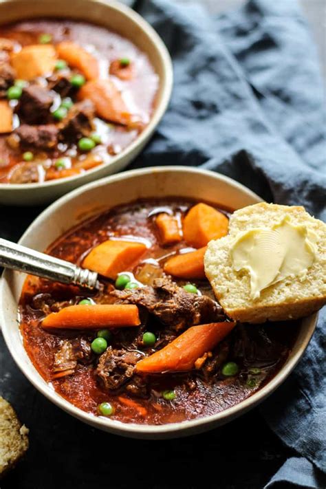 BONE BROTH INSTANT POT BEEF STEW RECIPE | CROCKPOT & STOVETOP TOO - Bessie Bakes