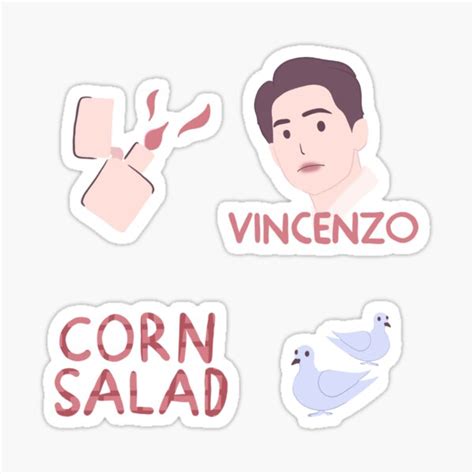 "Vincenzo Korean Drama Fan Art" Sticker by cimong | Redbubble