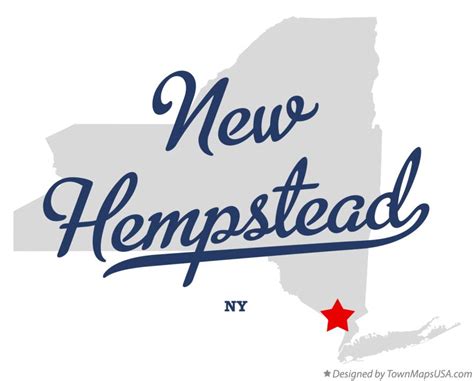 Map of New Hempstead, NY, New York