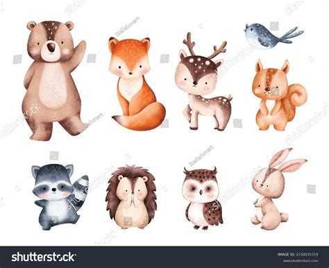 213,485 Woodland Animals Images, Stock Photos, 3D objects, & Vectors | Shutterstock