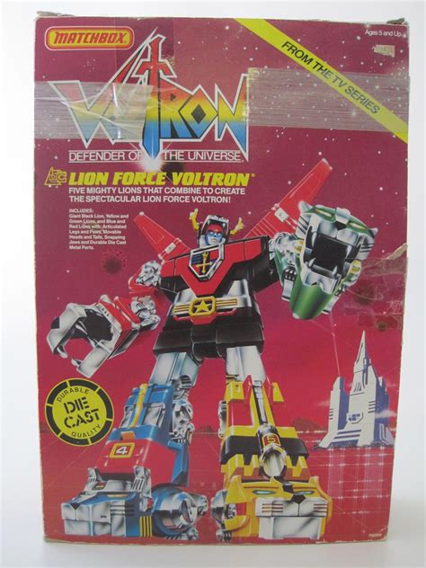 Matchbox 1985 Voltron Lion Force Set 5 Lions