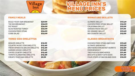 Village Inn Menu and Prices + Discontinued Items (2024)