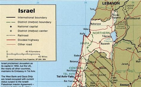 Israel Map / Districts of Israel - Wikipedia / Note that maps may not ...