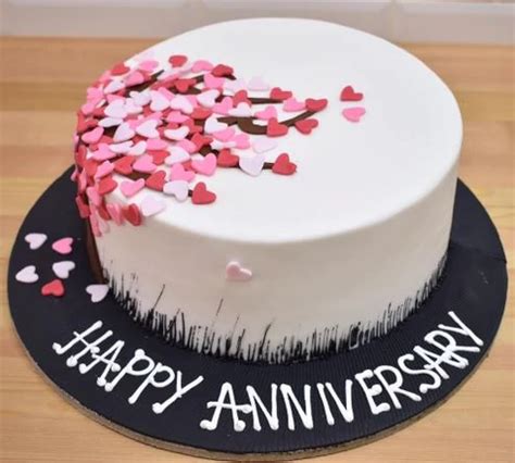 Happy Anniversary Hearts Cake In Delhi NCR | Doorstep Cake