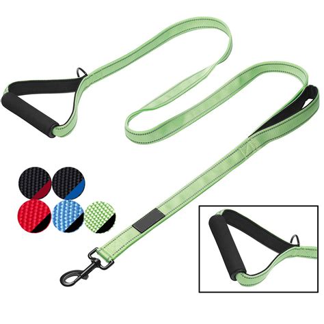 Padded Dual Handles Dog Training Leash , Heavy Duty Dog Lead ...