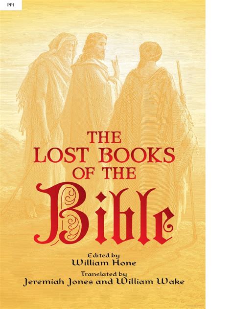 The Lost Books of The Bible | PDF